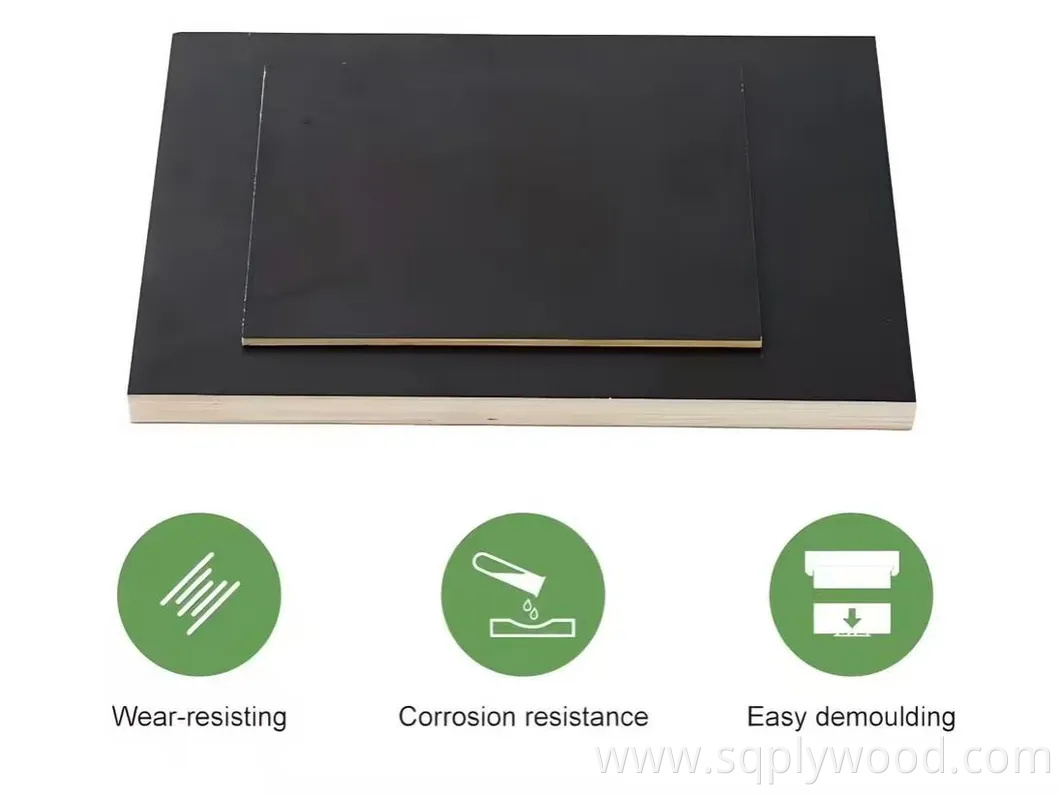 2440X1220X15mm 18mm Scaffolding Board Phenolic MDF Basswood Poplar Eucalyptus Birch Shuttering Scaffold Melamine Marine Plywood